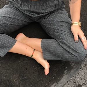 Pin Striped Straight Leg Pants